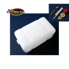 800CC 28 OZ White Plastic Fuel Tank for NITRO RC Airplane Motor