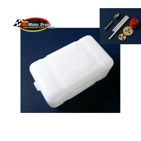 800CC 28 OZ White Plastic Fuel Tank for NITRO RC Airplane Motor