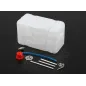 650CC 22.8 OZ White Plastic Fuel Tank for NITRO RC Airplane Motor