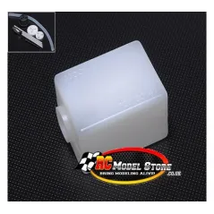 3oz/90cc White Plastic Fuel Tank for NITRO RC Airplane Motor