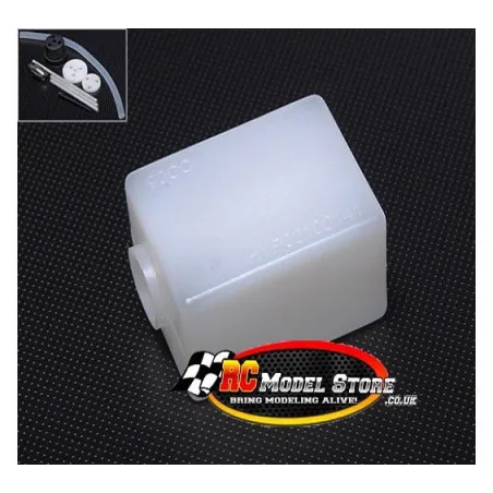 3oz/90cc White Plastic Fuel Tank for NITRO RC Airplane Motor