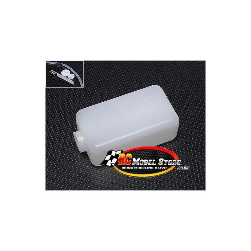 120cc 4.2oz White Plastic Fuel Tank for NITRO RC Airplane Motor