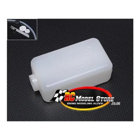 120cc 4.2oz White Plastic Fuel Tank for NITRO RC Airplane Motor