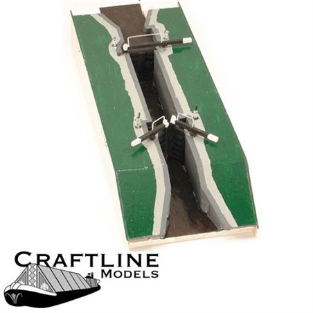 Craftline Models AK2 - Narrow Lock Balsa Wood Kit OO Gauge/4mm 