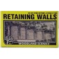 Woodland Scenics C1159 Retaining Walls Cut Stone (Pack of 6) N Gauge