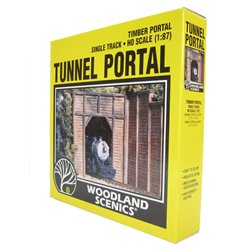 Woodland Scenics C1254 Tunnel Portals - Single track - Timber