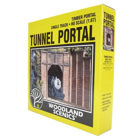 Woodland Scenics C1254 Tunnel Portals - Single track - Timber