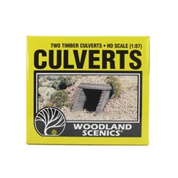 Woodland Scenics C1265 Culvert (Sewer/Drain) Portals -Timber - Pack Of 2