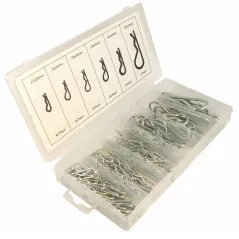 Toolzone 150 Piece "R" Pin Hair Pin Clip Set in Storage Case Toolzone HW174 