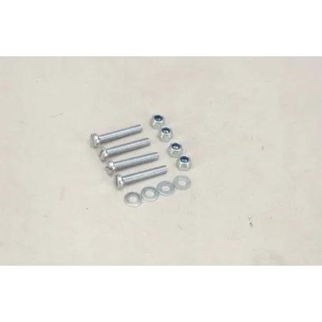 SLEC Nyloc Nut/Bolt/Washer - 4Mm (Pk4)