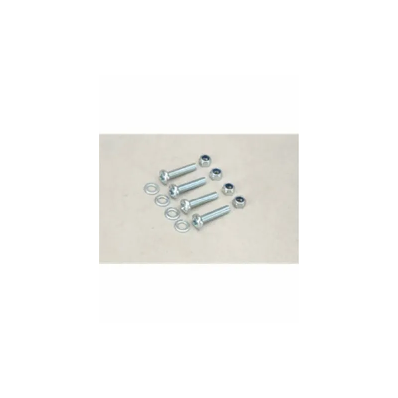 Slec Nyloc Nut/Bolt/Washer - 6Mm (4 PACK)