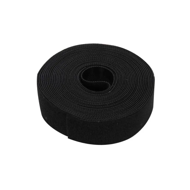 Fixman 684180 Hook & Loop Self Wrap Black 25mm x 5m