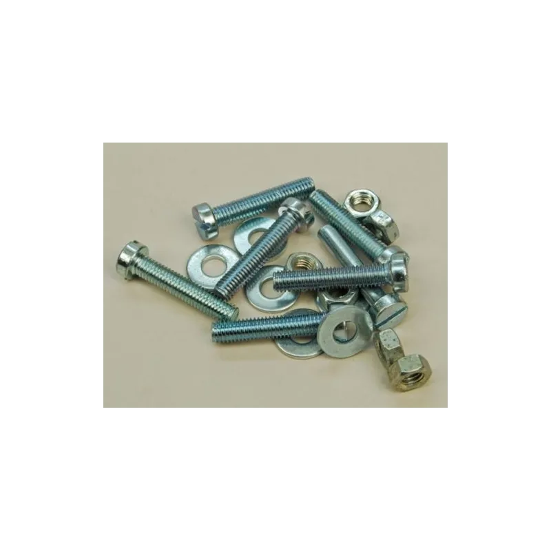 Slec Nut/Bolt/Washer - 5X25Mm (Pk6)