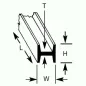 Plastruct HFS6 H-Column 4.8 x 4.8 x 600mm