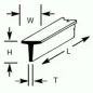 Plastruct TFS3 Tee 2.4 x 2.4 x 375mm Plastruct TFS3 Tee 2.4 x 2.4 x 375mm
