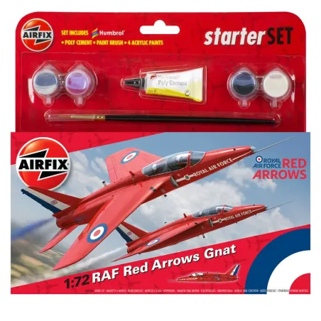 Airfix RAF Red Arrows Gnat Starter Set 1:72