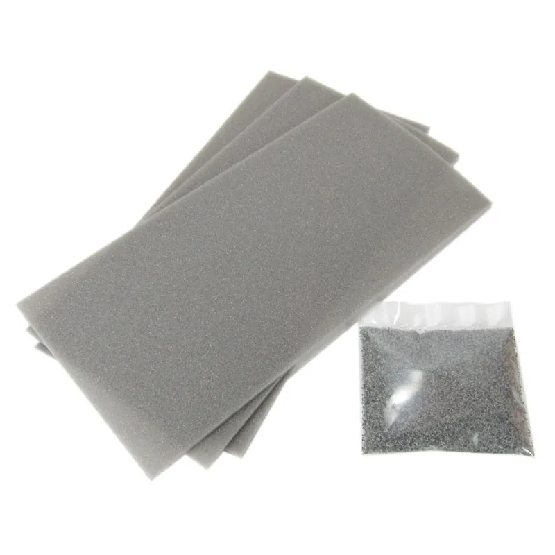 Gaugemaster GM204 Ballasted Underlay - OO Scale Grey Point & Crossing Kit