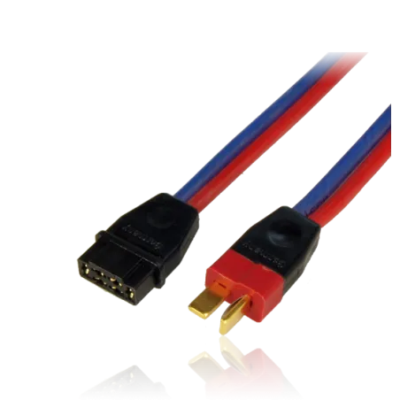 Adapter lead, MPX female / Deans male, wire 1.5mm2, Silicon, lenght 10cm