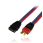 Adapter lead, MPX female / Deans male, wire 1.5mm2, Silicon, lenght 10cm