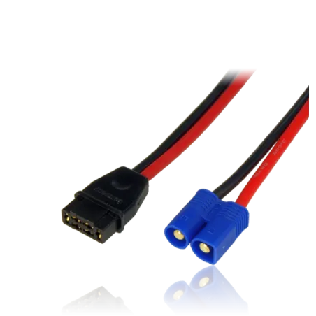 Adapter lead, MPX female / EC3, wire 1.5mm2, Silicon, lenght 10cm
