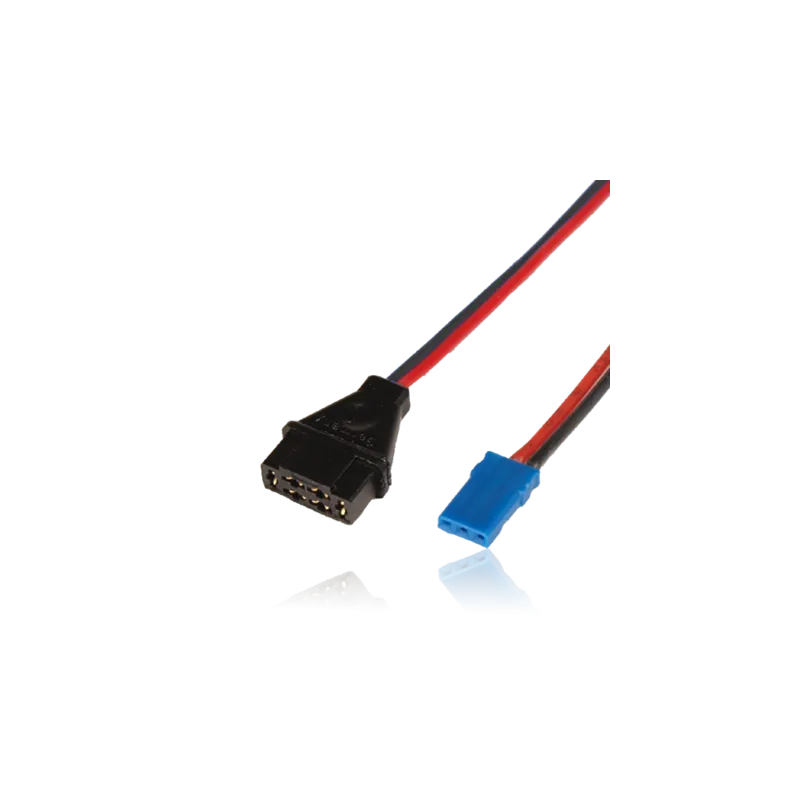 Adapter lead, MPX female / JR female, wire 0.5mm2, Silicon, lenght 25cm