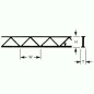 Plastruct HRS4 Handrail 19.1mm x 11.1mm x 150mm Plastruct HRS4 Handrail 19.1mm x 11.1mm x 150mm