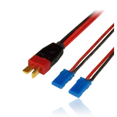 Adapter lead, Deans male / 2xJR female, wire 0.5mm2, Silicon, lenght 10cm