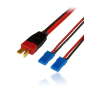 Adapter lead, Deans male / 2xJR female, wire 0.5mm2, Silicon, lenght 10cm