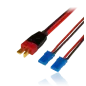 Adapter lead, Deans male / 2xJR female, wire 0.5mm2, Silicon, lenght 10cm