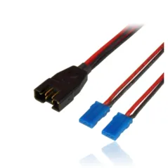 Adapter lead, MPX male / 2xJR female, wire 0.5mm2, Silicon, lenght 10cm