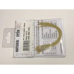 Natual Scenics 12v yellow grain of wheat bulb and wire pack of 5