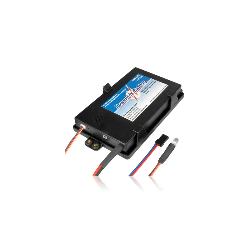 PowerBox Battery 2800 JR Connector, 0.34mm2 wire, incl. battery mount