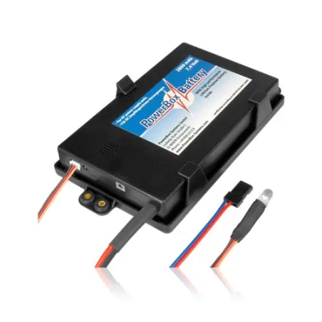 PowerBox Battery 2800 JR Connector, 0.34mm2 wire, incl. battery mount