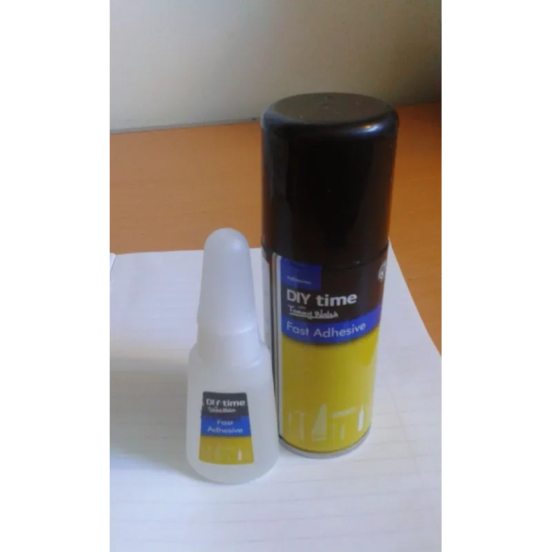 DIY time Fast adhesive cyanoacrylate 