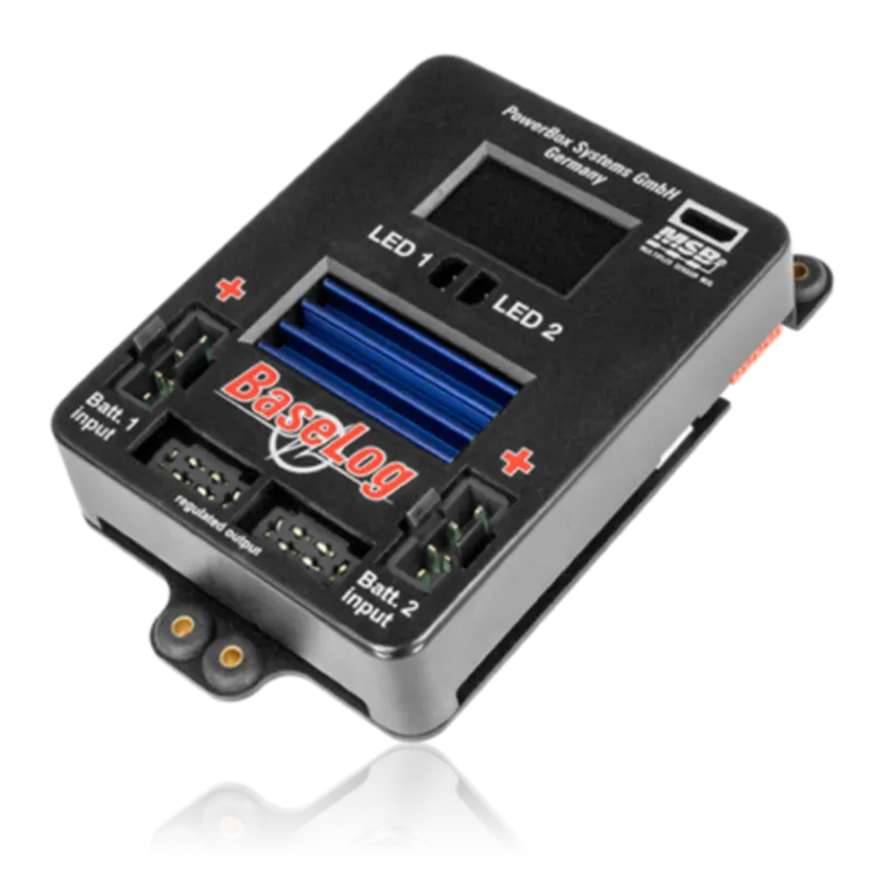 PowerBox BaseLog incl. SensorSwitch and MPX/MPX patchcable