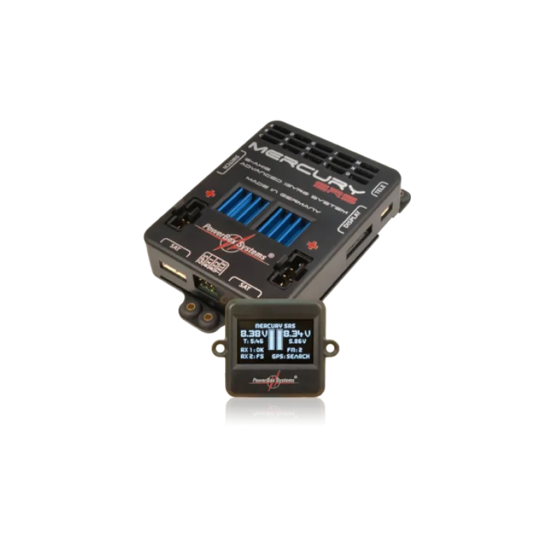 PowerBox Mercury SRS incl. SensorSwitch, OLED-Display and GPS