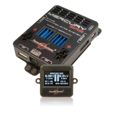 PowerBox Mercury SRS incl. SensorSwitch, OLED-Display and GPS