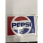 PEPSI Logos sticker on printed vinyl  92mm x 59mm 1 per sheet 2 pack