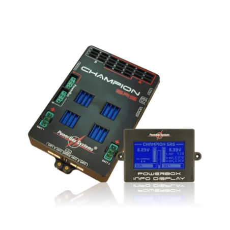 PowerBox Champion SRS, incl. SensorSwitch and Patchleads