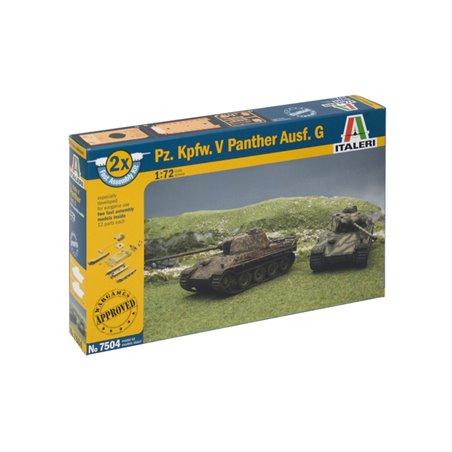 ITALERI PZKPFW.V PANTHER AUSF G    2 X FAST ASSEMBLY