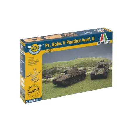 ITALERI PZKPFW.V PANTHER AUSF G 2 X FAST ASSEMBLY