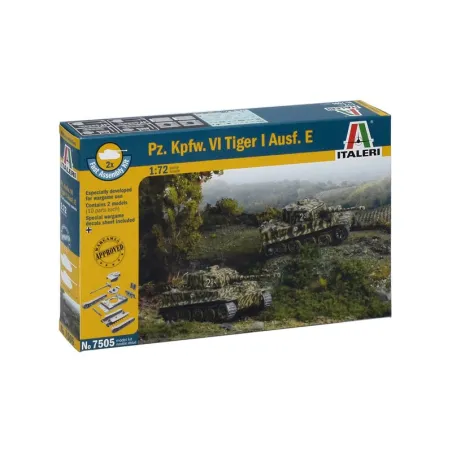 ITALERI Pz.Kpfw.VI TIGER I (2 FAST ASSEMBLY MODELS)