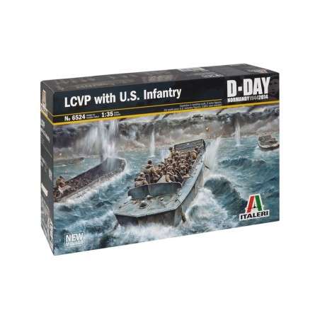 ITALERI LCVP WITH US INFANTRY D DAY