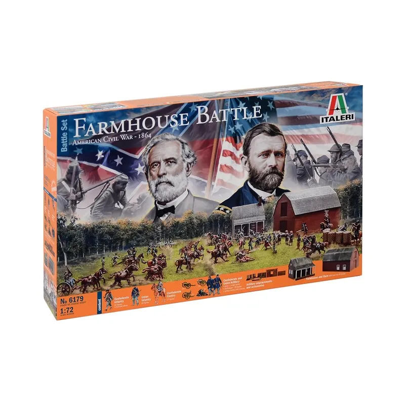 ITALERI CIVIL WAR FARMHOUSE BATTLE ITALERI CIVIL WAR FARMHOUSE BATTLE