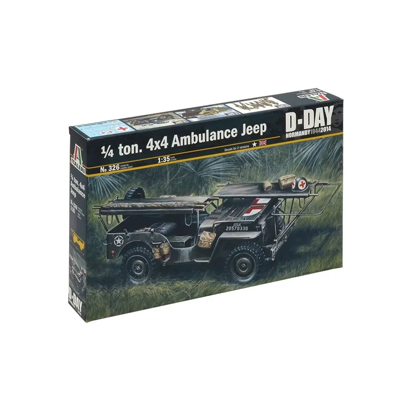 ITALERI 1/4 TON. 4x4 AMBULANCE JEEP ITALERI 1/4 TON. 4x4 AMBULANCE JEEP
