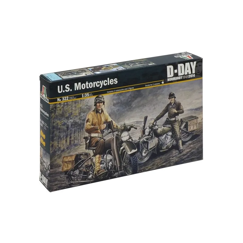 ITALERI U.S. MOTORCYCLES WW2 ITALERI U.S. MOTORCYCLES WW2