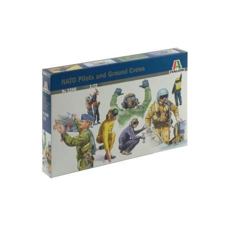 ITALERI NATO PILOTS AND GROUND CREW