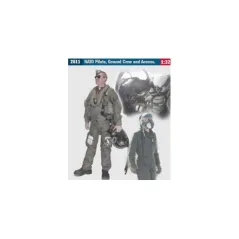 ITALERI PILOTS GROUND CREW AND ACCESSORIES
