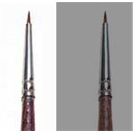 ITALERI 0/10 SYN ROUND BRUSH WITH BROWN TIP