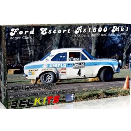 TAMIYA FORD ESCORT MKI RALLY 1972 R CLARK